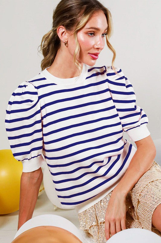 Capri Top- NAVY