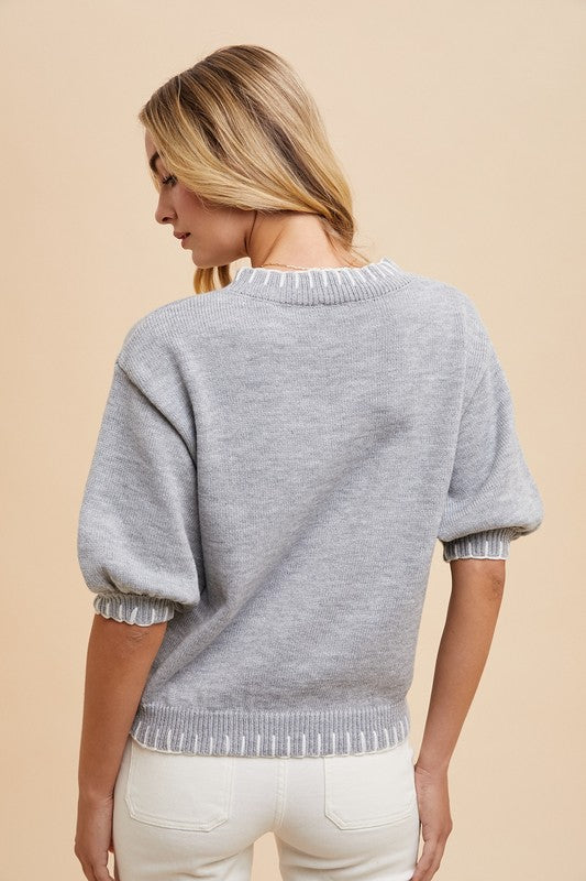 Aster Bow Sweater