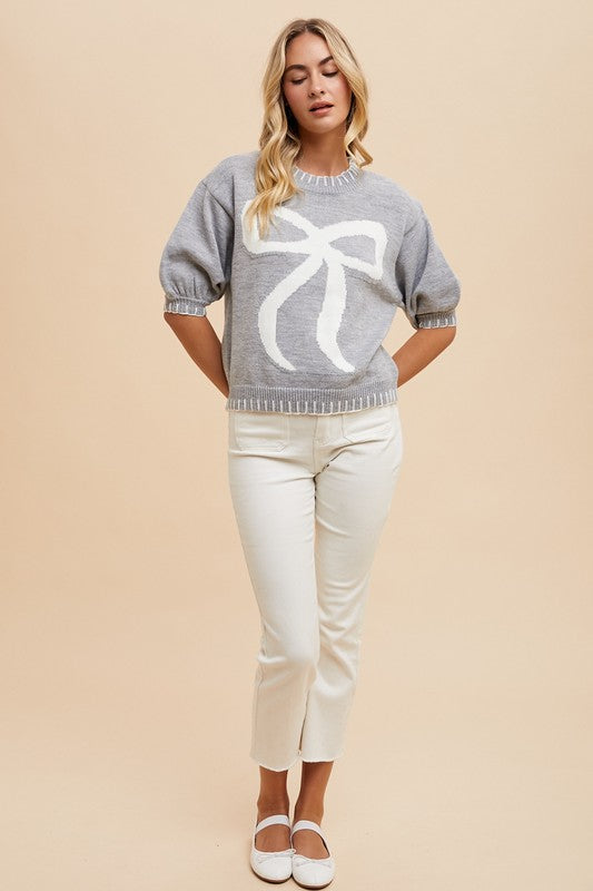 Aster Bow Sweater