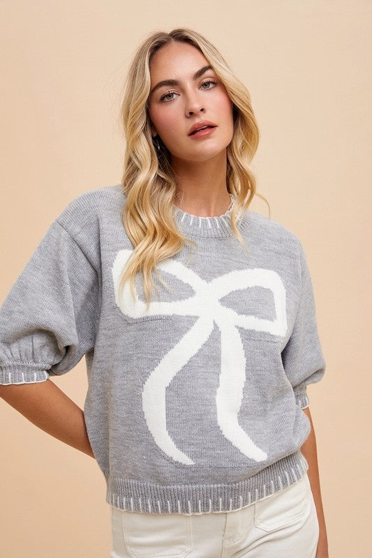 Aster Bow Sweater