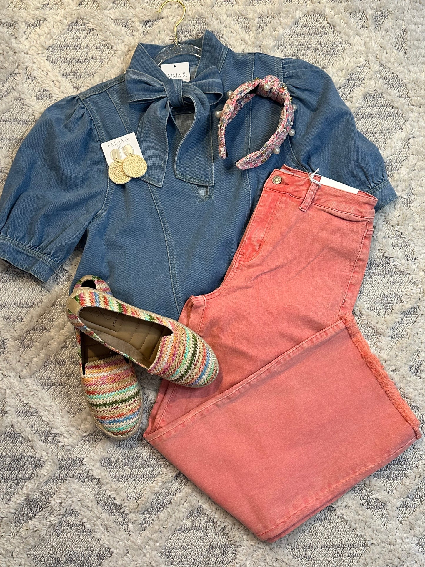 Janis Frayed Wide Leg Pants