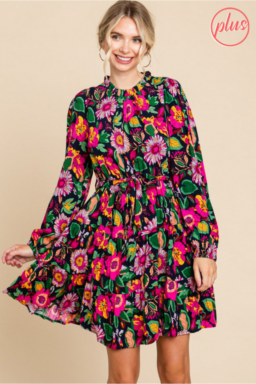 Falling For You Dress - CURVY