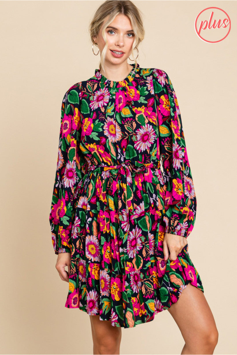 Falling For You Dress - CURVY