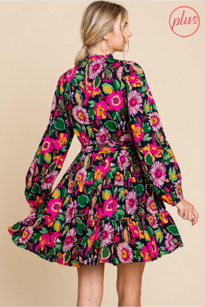 Falling For You Dress - CURVY