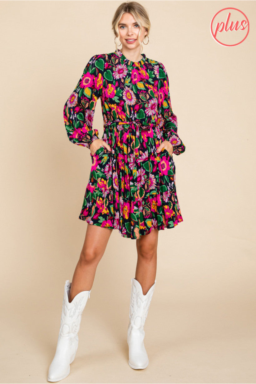 Falling For You Dress - CURVY