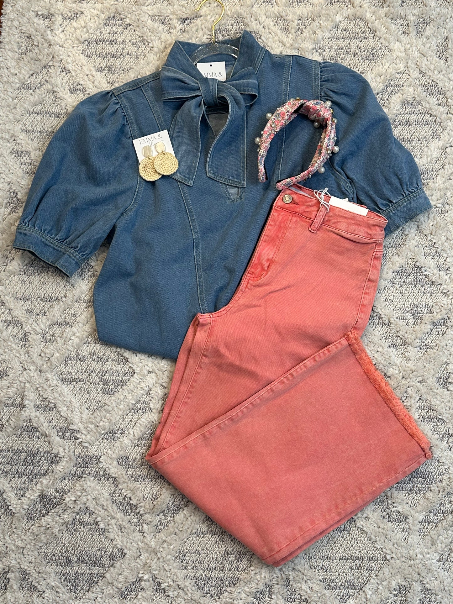 Janis Frayed Wide Leg Pants
