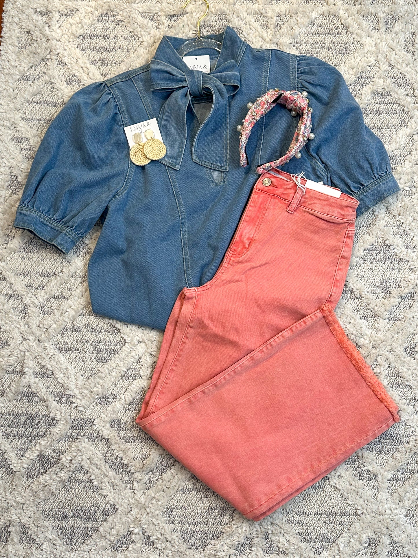 Janis Frayed Wide Leg Pants