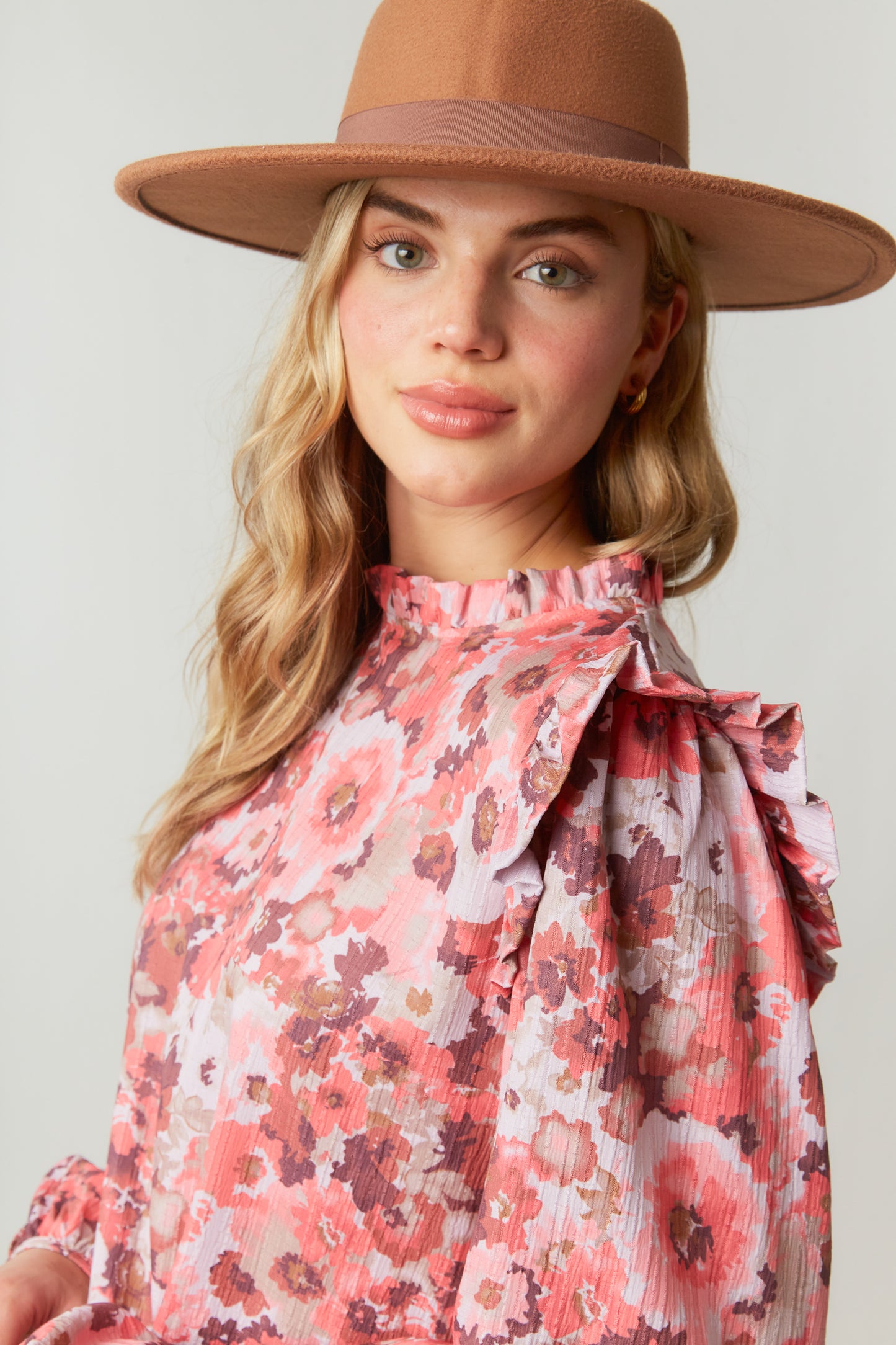 All My Love Mauve Floral Top