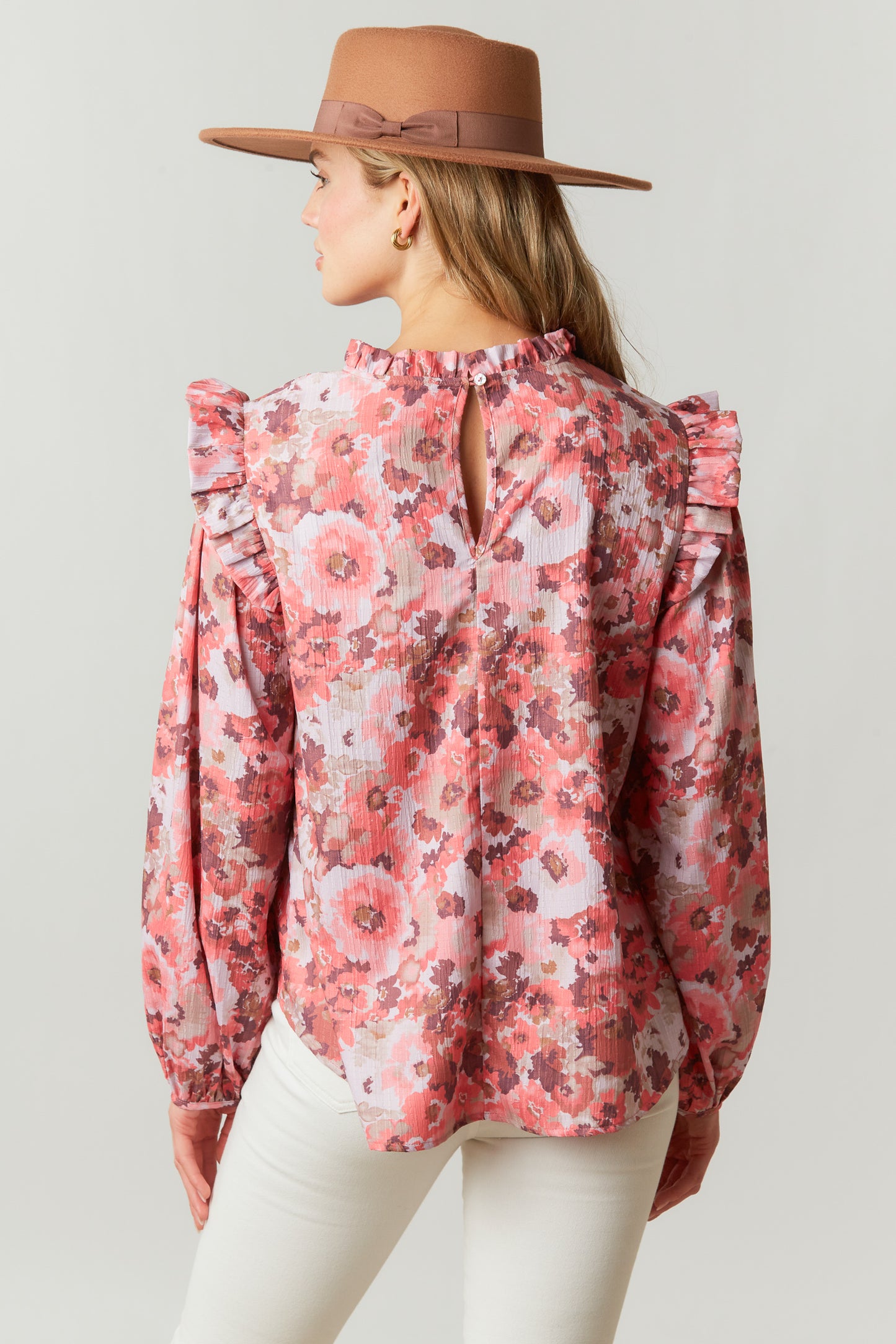 All My Love Mauve Floral Top
