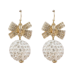 Sparkle Ball Drop Earrings