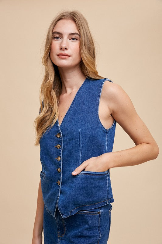 Penny Denim Vest
