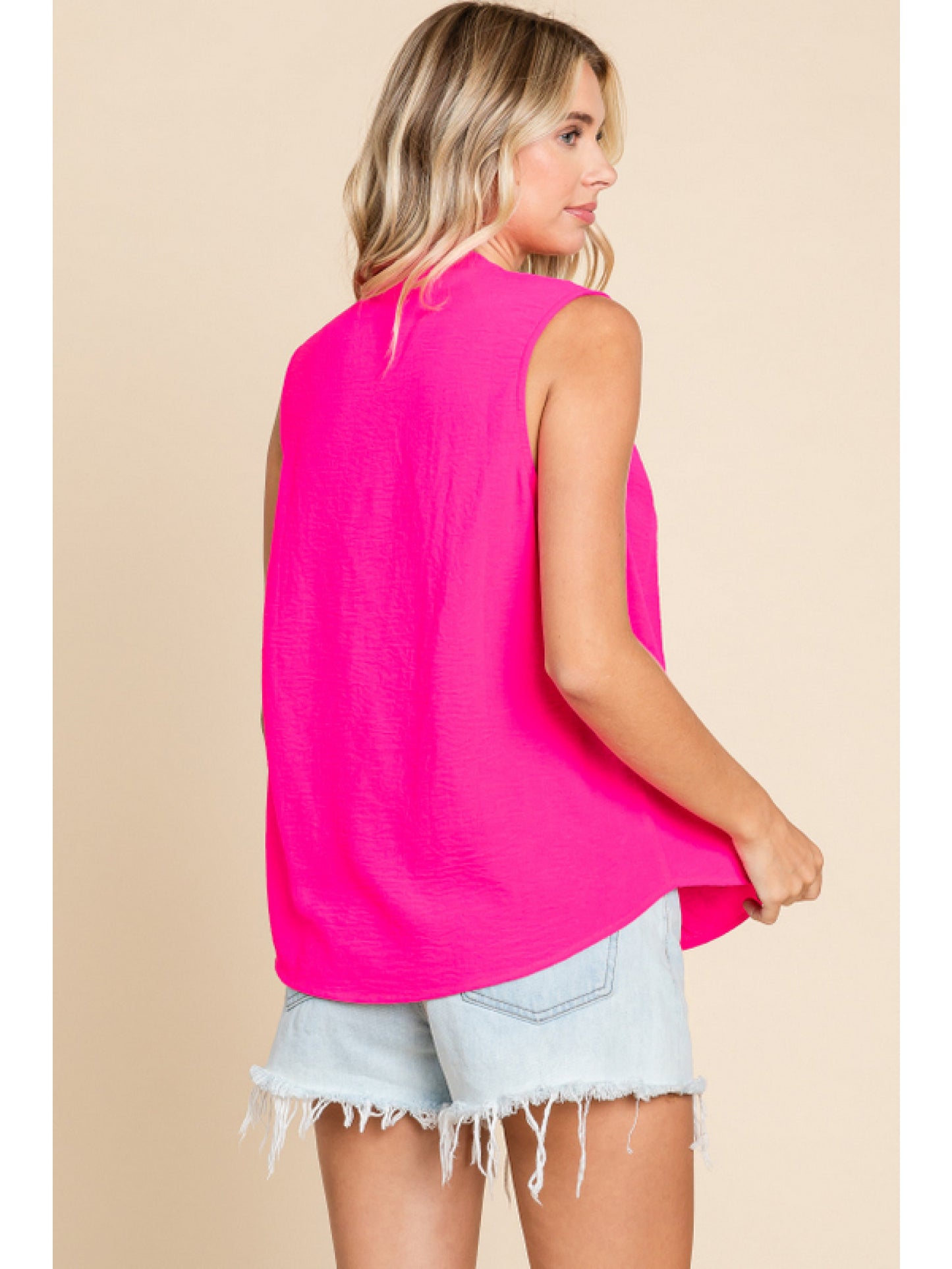 Tanner Tank- HOT PINK