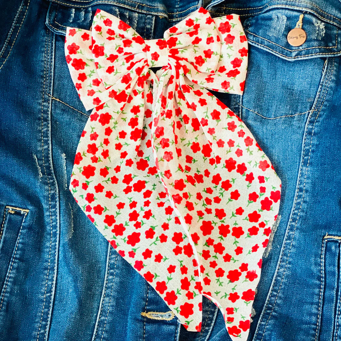 Red Poppy Bow