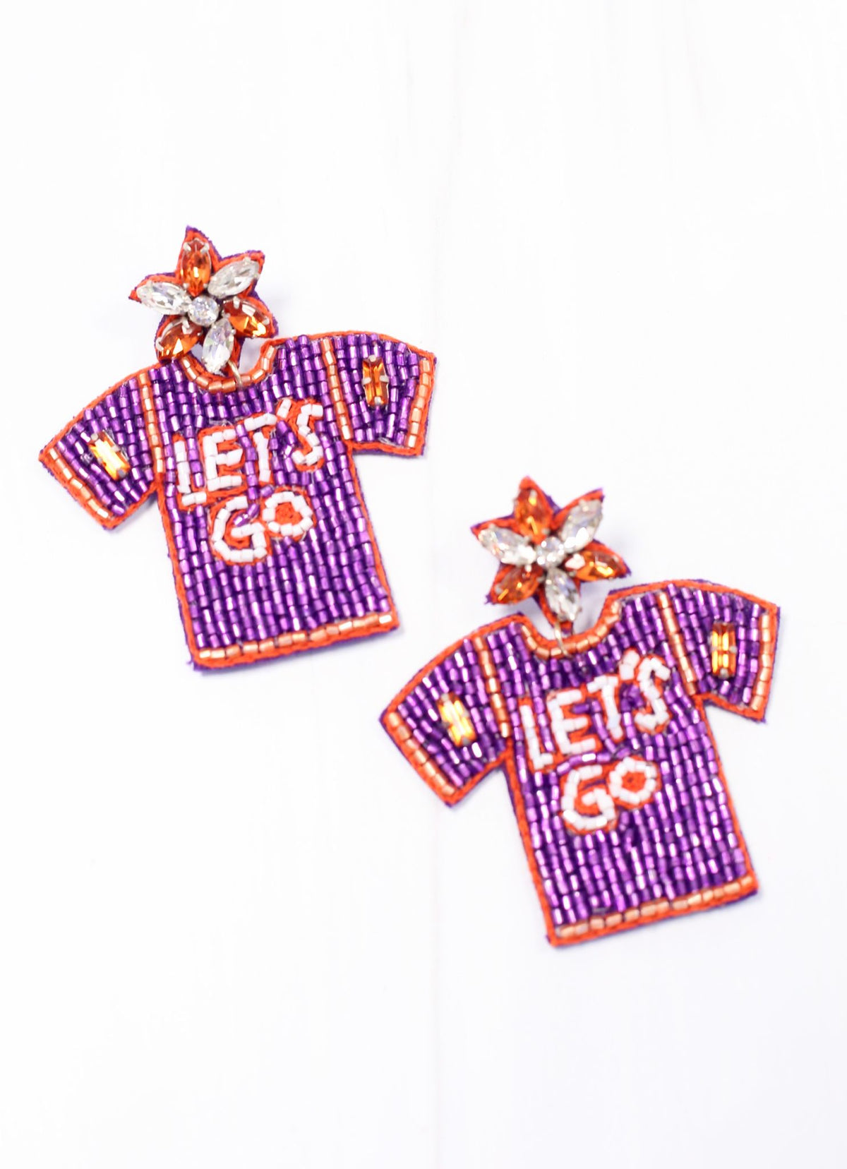 Purple and Orange Let's Go Jersey