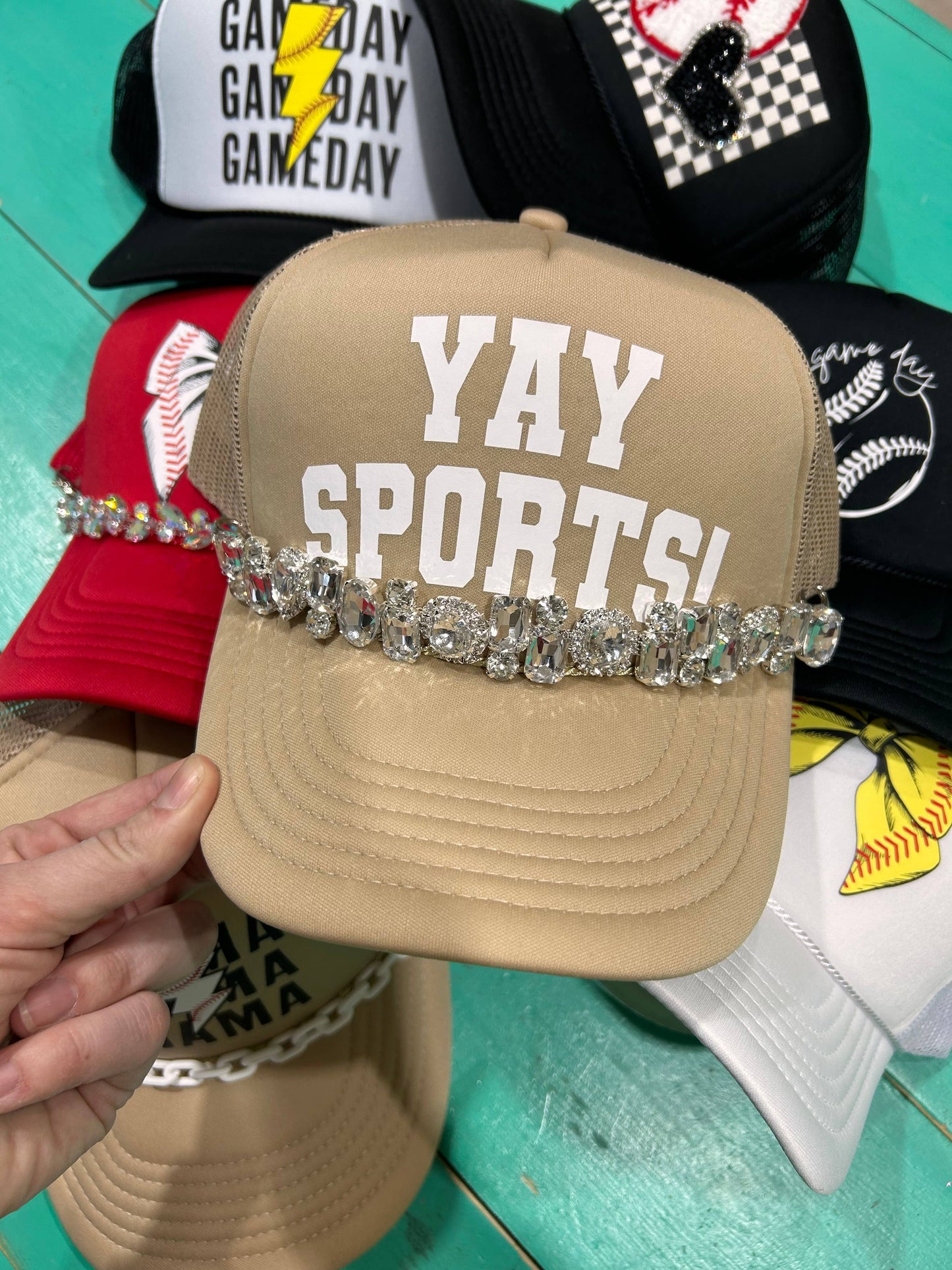 Jumbo Rhinestone Trucker *CHAIN ONLY*