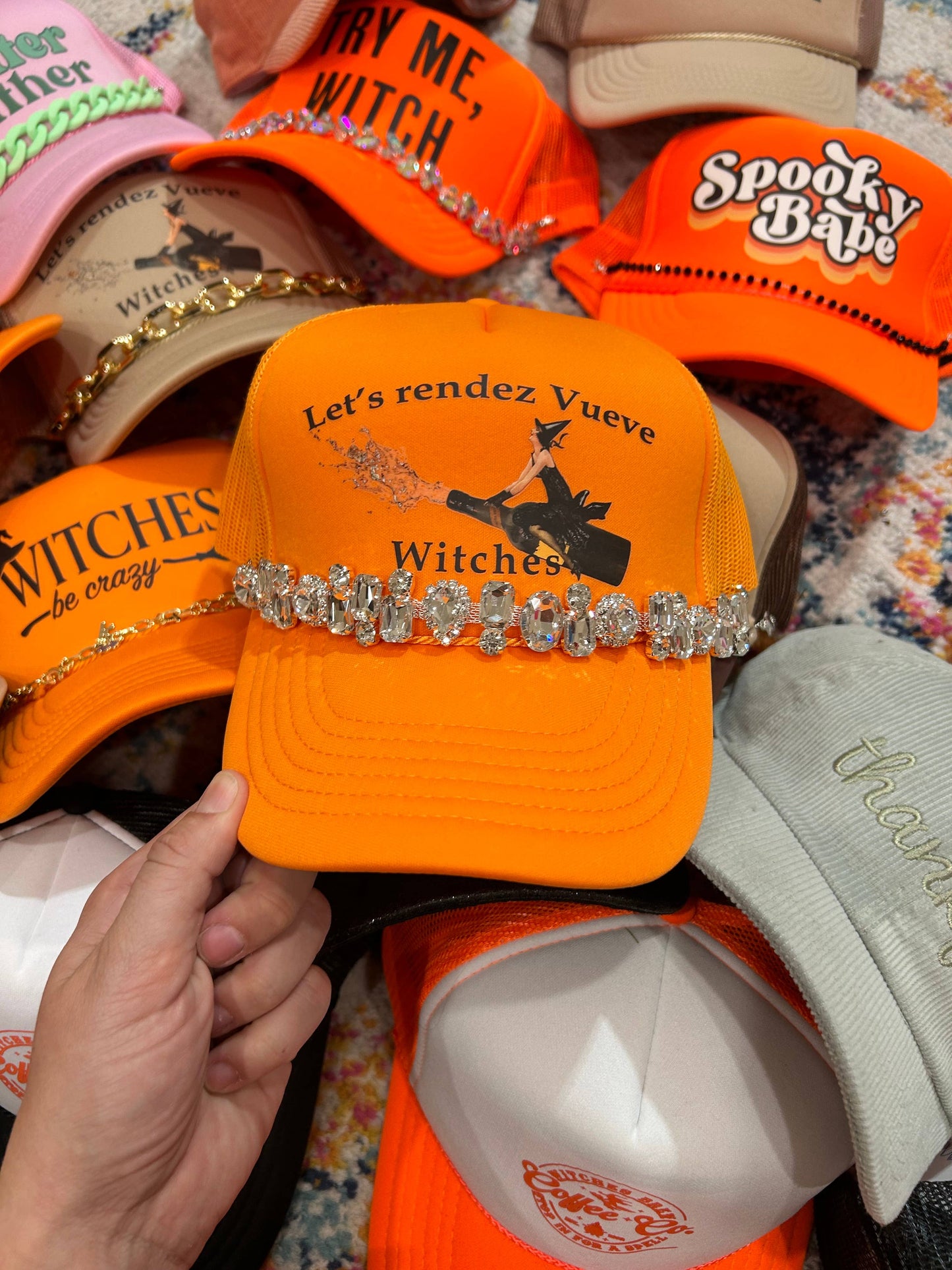 Jumbo Rhinestone Trucker *CHAIN ONLY*